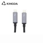 Coaxial Thunderbolt 3 cable 40Gbps Data Transfer USBC4 to USB C Cable 100W/5A Fast Charging 5K@60Hz For MacBook Pro Google Pixel 4 - Image 3