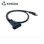 20Gbps USB 3.2 Gen 2 Key A Type E Male to USB Type C Female extension cable with front panel Mount Motherboard Header