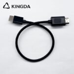 8K 60Hz clip HDMI A male to HDMI with lock cable HDMI with clip to HDMI with bulk high speed HDMI 2.1 male to male cable - Image 2