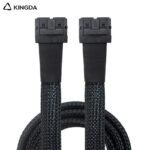 Mini SAS HD 2 port dual SFF-8643 to dual SFF-8643 High Speed Server Internal Connection Wire Harness - Image 2