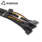 Mini SAS HD dual SFF-8643 to 2X SFF 8639 U.2 with Sata 15p High Speed Server Internal Connection cable - Image 6