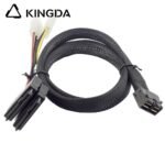 Mini SAS HD dual SFF-8643 to 2X SFF 8639 U.2 with power 4P High Speed Server Internal Connection cable - Image 2