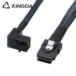 Mini SAS HD right angle 90 degree SFF-8643 to SFF 8087 High Speed Server Internal Connection cable - Image 3