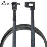 Mini SAS HD SFF-8643 to left turn left bend SFF 8087 High Speed Server Internal Connection cable - Image 3