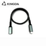 5A 100W Type C 20Gbps Gen2 USB 3.2 C Male to Female Extension Data Quick Charging High speed Metal Case aluminum case cable