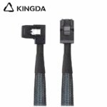 Mini SAS HD SFF-8643 to left turn left bend SFF 8087 High Speed Server Internal Connection cable - Image 4