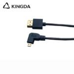 Ultra flexible and slim Standard 8K Ultra High Speed Right Angle Micro HDMI Cable 48Gbps Ultra slim wire Type D HDMI cable - Image 4