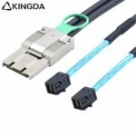 PCIE MINI SAS SFF-8088 8X I/O 68P to 2 port dual SFF 8643 Server Connection Cable - Image 4