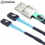 PCIE MINI SAS SFF-8088 8X I/O 68P to 2 port dual SFF 8087 Server Connection Cable - Image 3