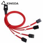 MINI SAS 8087 to 4X SATA Red Server Internal High-Speed Connection Wire Harness - Image 5