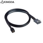 Right angle 90 degree PCIE Oculink SFF 8611 4I To SFF 8643 High-Speed Connection cables