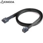 Right angle 90 degree PCIE Oculink SFF 8611 4I To SFF 8643 High-Speed Connection cables - Image 5