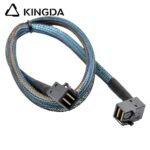 Mini SAS HD SFF-8643 to right angle 90 degree SFF 8643 High Speed Server Internal Connection Wire Harness - Image 6