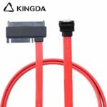 Right angle 90 degree SATA 7P to SFF 8482 SAS 29 with SATA 15P red SSD high-speed connection cables
