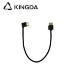 Ultra flexible and slim Standard 8K Silicone HDMI 2.1 Ultra High Speed Silicone right angle right turn right bend MINI HDMI Cable 48Gbps Type C Silicone HDMI cable Ultra slim wire