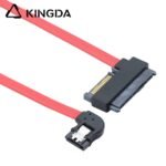 Right turn right bend SATA 7P to SFF 8482 SAS 29 with SATA 15P red SSD high-speed connection cables - Image 5