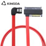 Right turn right bend SATA 7P to SFF 8482 SAS 29 with SATA 15P red SSD high-speed connection cables