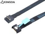 Right angle 90 degree PCIE Oculink SFF 8611 4I To MCIO 8654 4I High-Speed Connection cables - Image 6