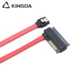 SATA 7P female with spring to SFF 8482 SAS 29 with SATA 15P red SSD high-speed connection cables - Image 3