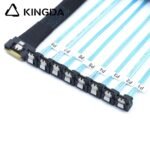 Fully enclosed anti-slip insertion anti-tilt insertion Slim SAS SFF 8654 8I (74P) to 8 right angle 90-degree SATA 7P female High speed data Connection Cable - Image 6