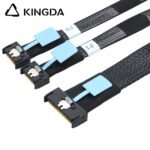 Slim SAS SFF 8654 MCIO 8I (74P) to dual 2X MCIO 4I S PCIE5.0 Data Connection Cable - Image 6