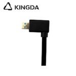 Ultra flexible and slim Standard 8K Silicone HDMI 2.1 Ultra High Speed Silicone right angle right turn right bend micro HDMI Cable 48Gbps Type D Silicone HDMI cable Ultra slim wire - Image 4