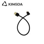 Ultra flexible and slim Standard 8K Silicone HDMI 2.1 Ultra High Speed Silicone right angle right turn right bend micro HDMI Cable 48Gbps Type D Silicone HDMI cable Ultra slim wire - Image 5