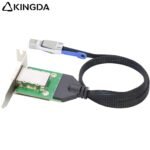 PCIE MINI SAS SFF-8088 26P Female receptacle to SFF 8644 male plug Server Connection Cable