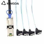 PCIE MINI SAS SFF-8088 26P to 4 right angle 90 degree SATA 7P Server Connection Cable - Image 5